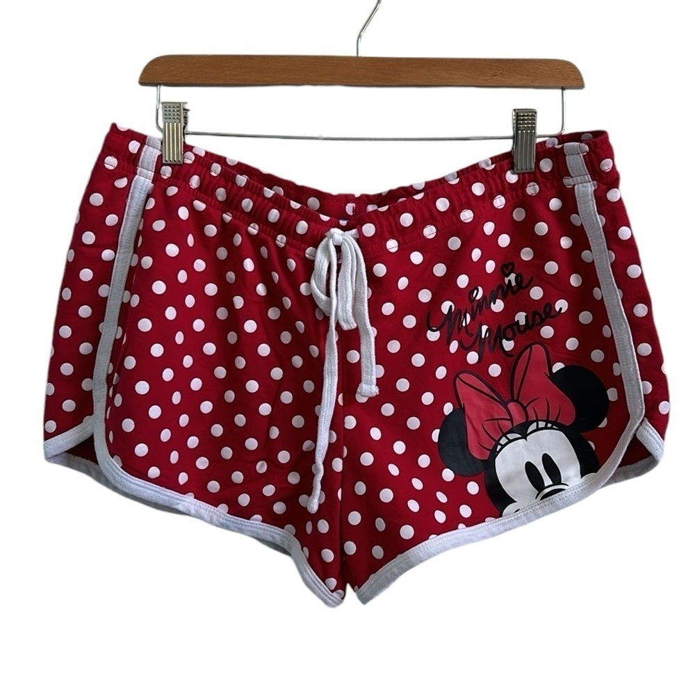Disney Youth Minnie Mouse Red Lounge Shorts XL 15/17